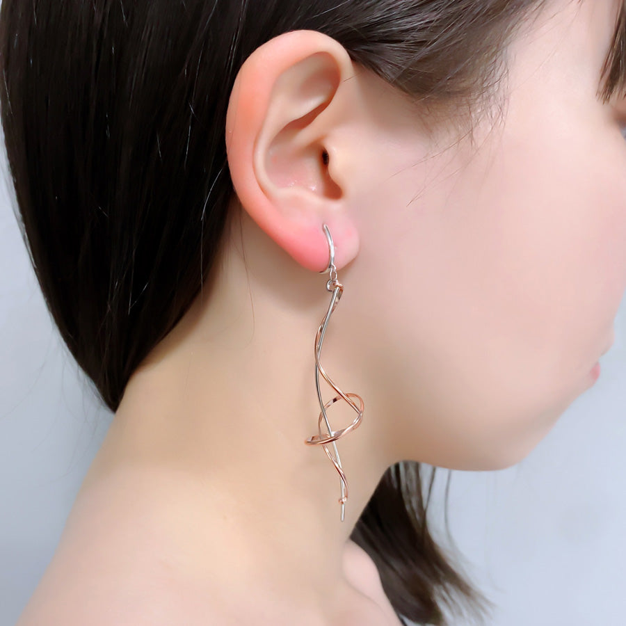 K14GF/SV 優美なる所作 イヤリング|GFE4156PW