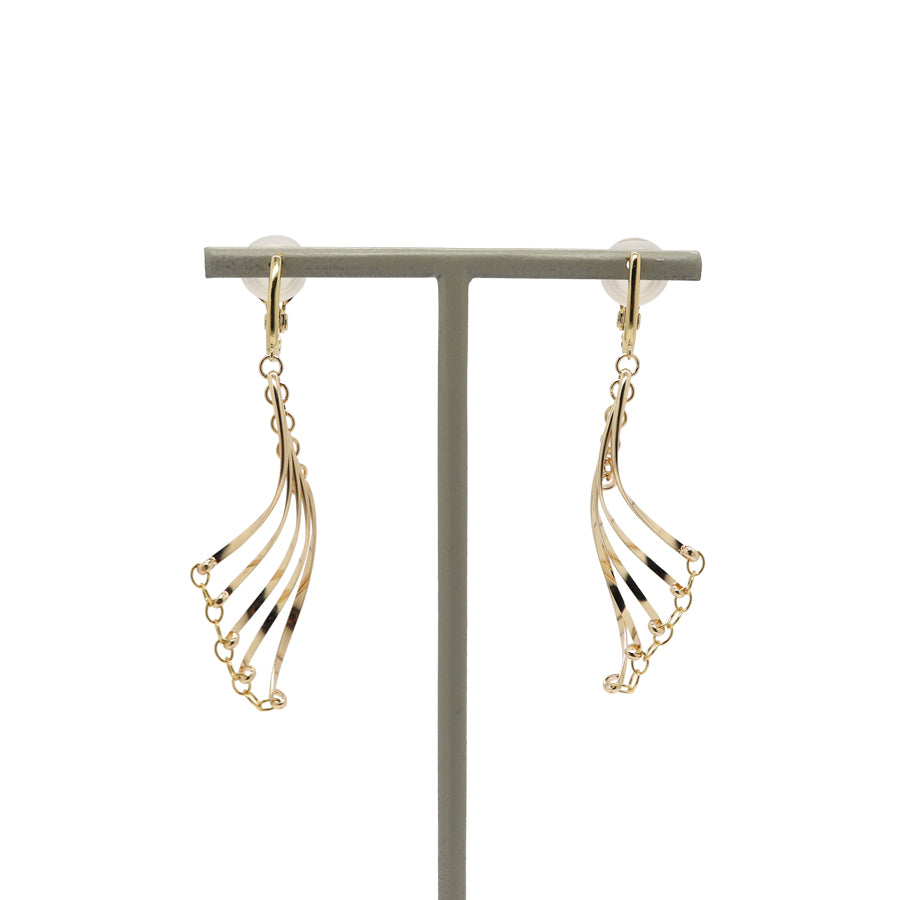 K14GF/SV 振り仰ぐ美徳 イヤリング|GFE4159