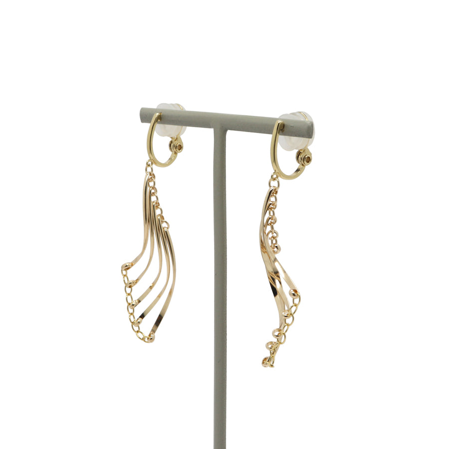 K14GF/SV 振り仰ぐ美徳 イヤリング|GFE4159