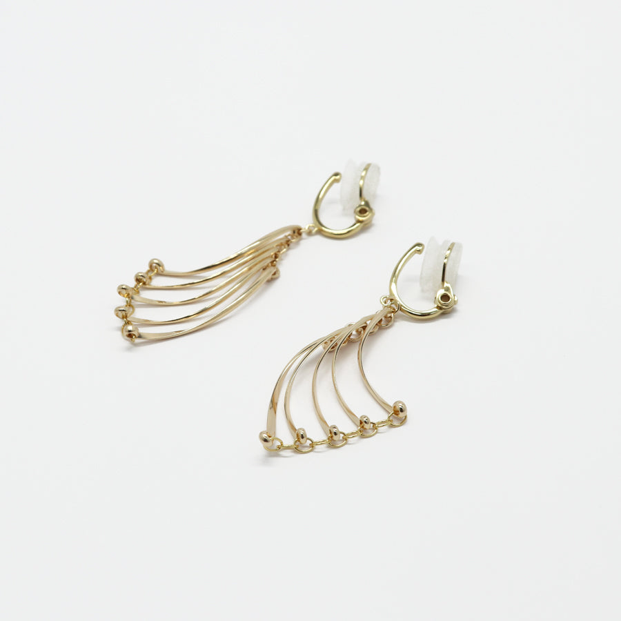 K14GF/SV 振り仰ぐ美徳 イヤリング|GFE4159