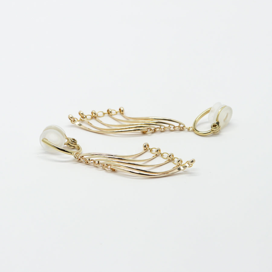 K14GF/SV 振り仰ぐ美徳 イヤリング|GFE4159