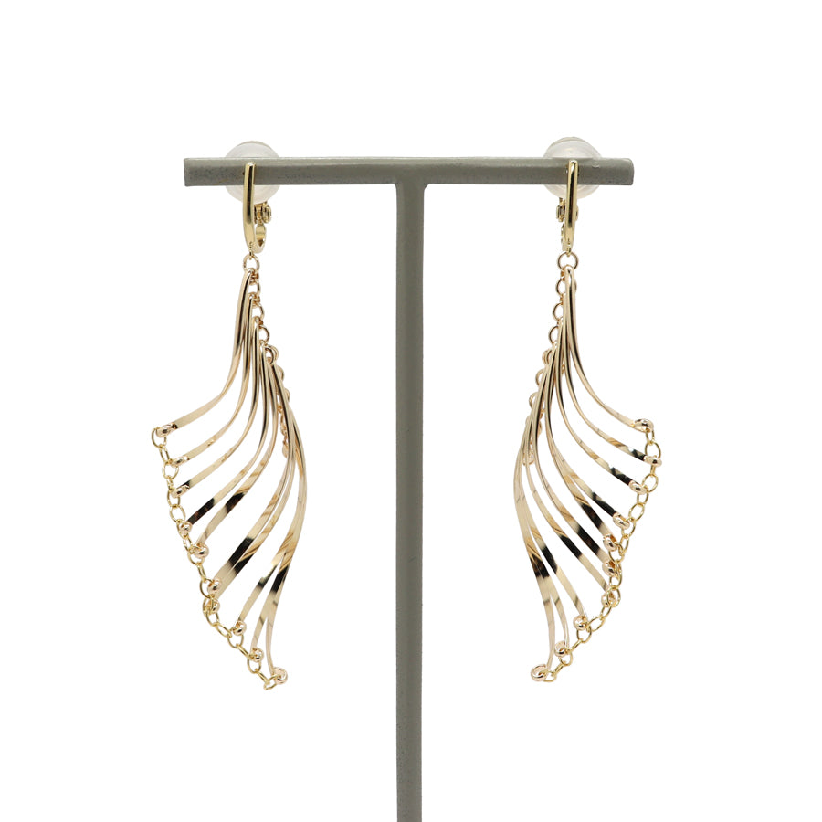 K14GF/SV 振り仰ぐ美徳 イヤリング|GFE4160