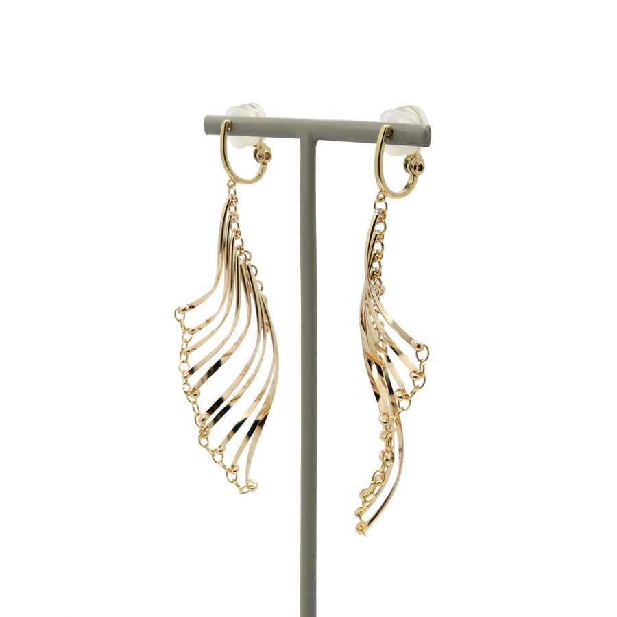 K14GF/SV 振り仰ぐ美徳 イヤリング|GFE4160