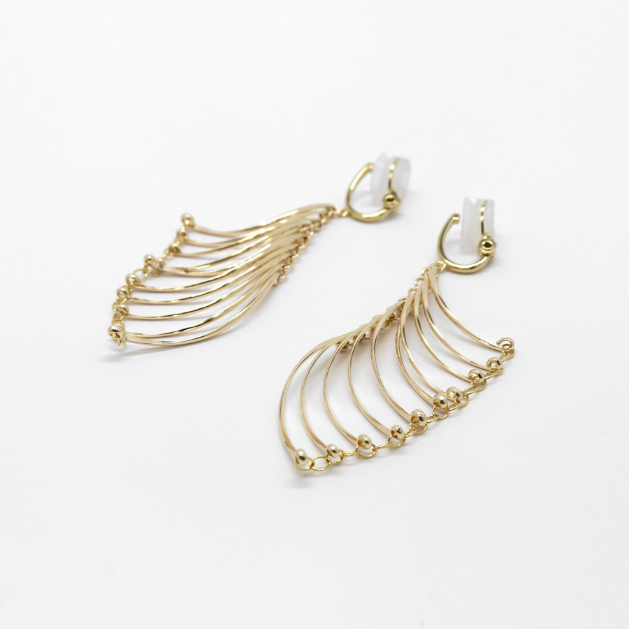 K14GF/SV 振り仰ぐ美徳 イヤリング|GFE4160