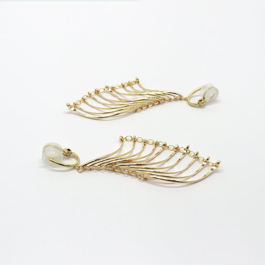 K14GF/SV 振り仰ぐ美徳 イヤリング|GFE4160