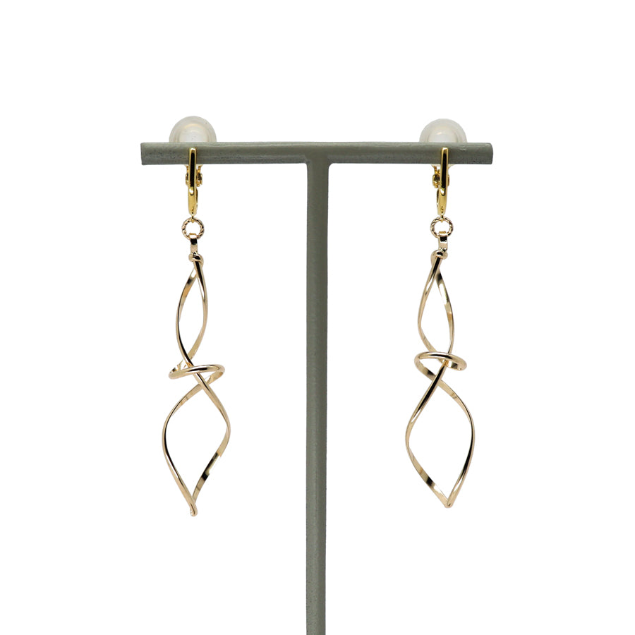 K14GF/SV 豊潤な模様 イヤリング|GFE4162