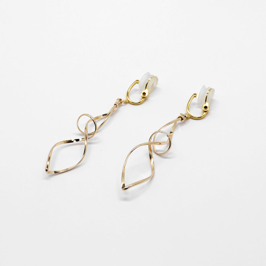 K14GF/SV 豊潤な模様 イヤリング|GFE4162