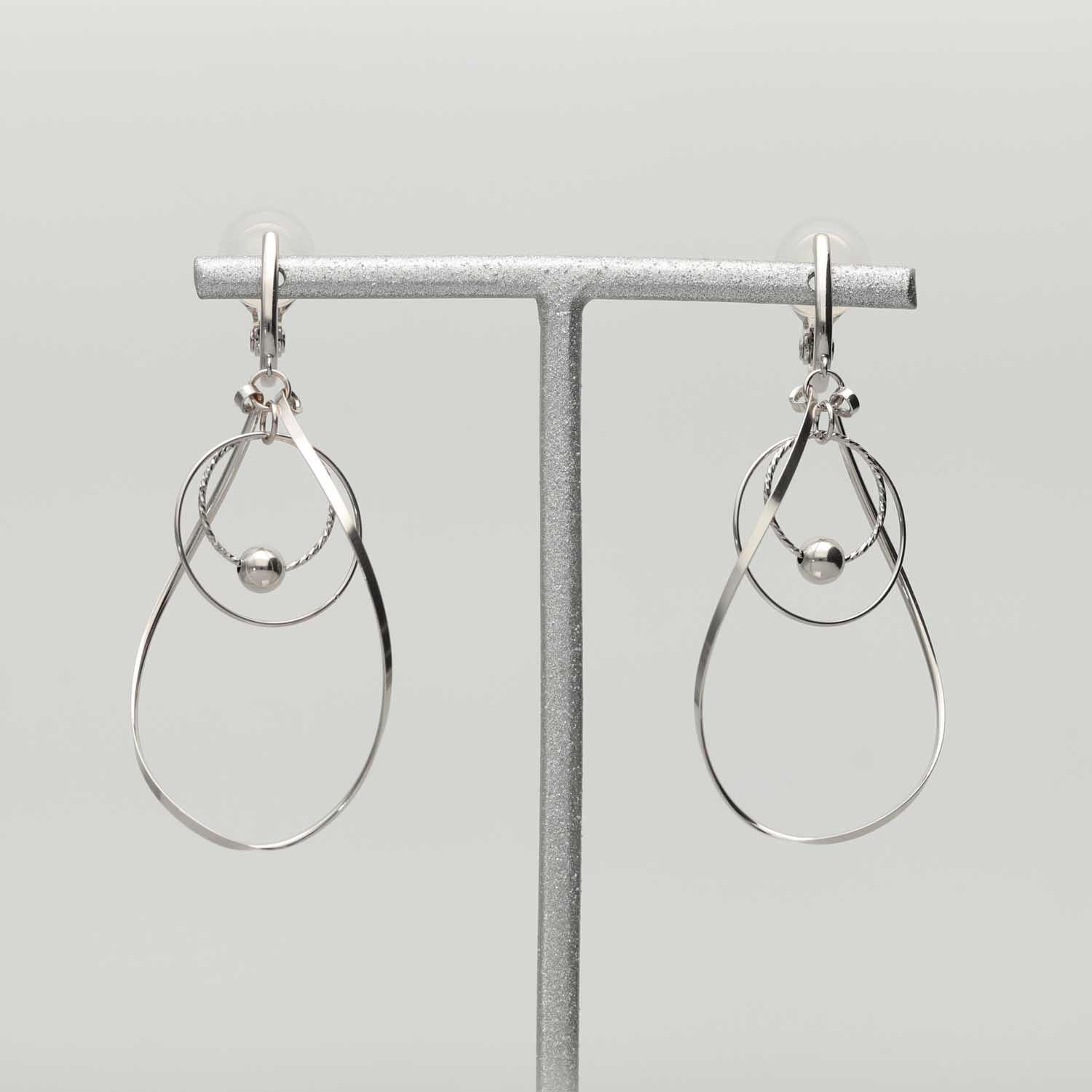 K14GF/SV 歩む煌めき イヤリング|GFE4166WH