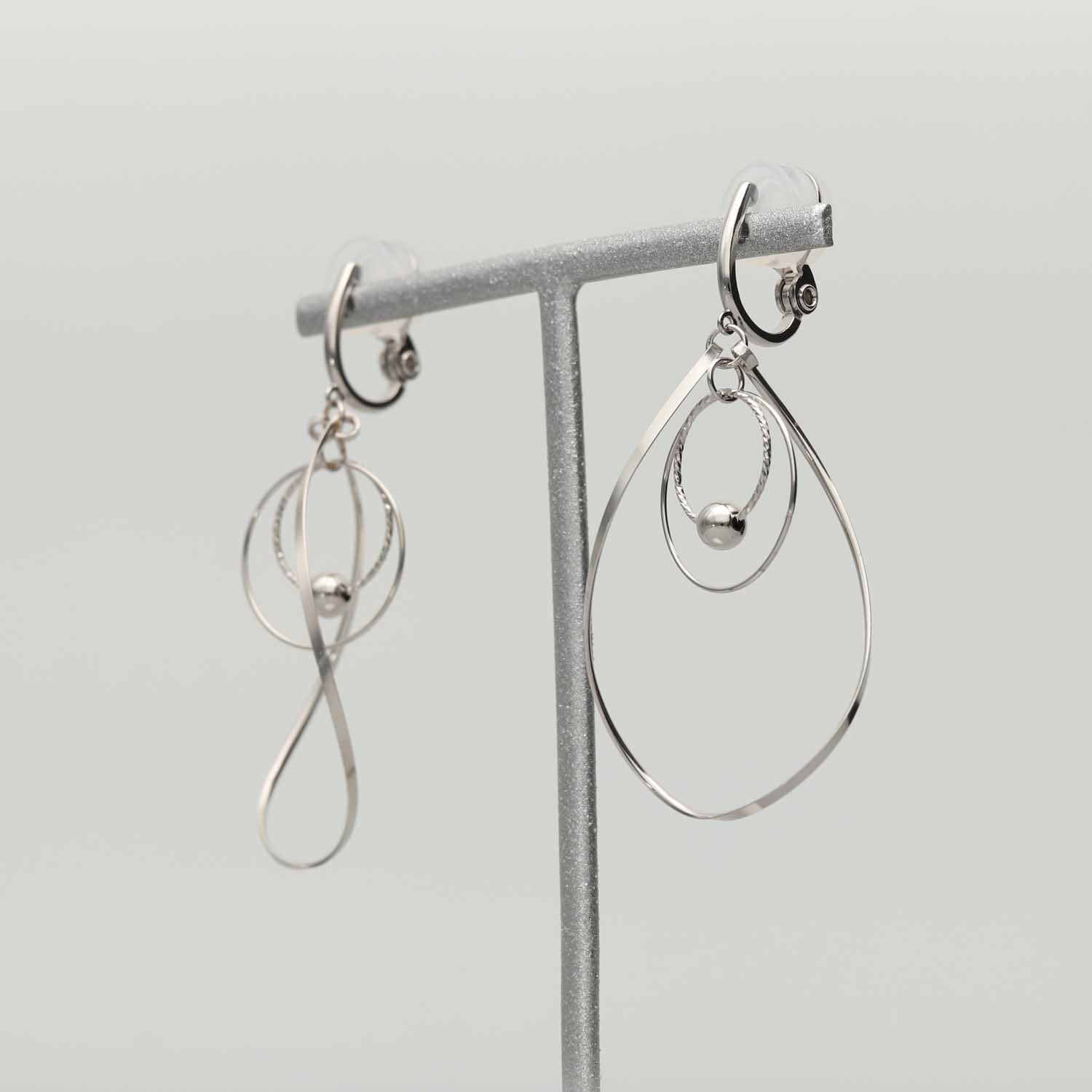 K14GF/SV 歩む煌めき イヤリング|GFE4166WH