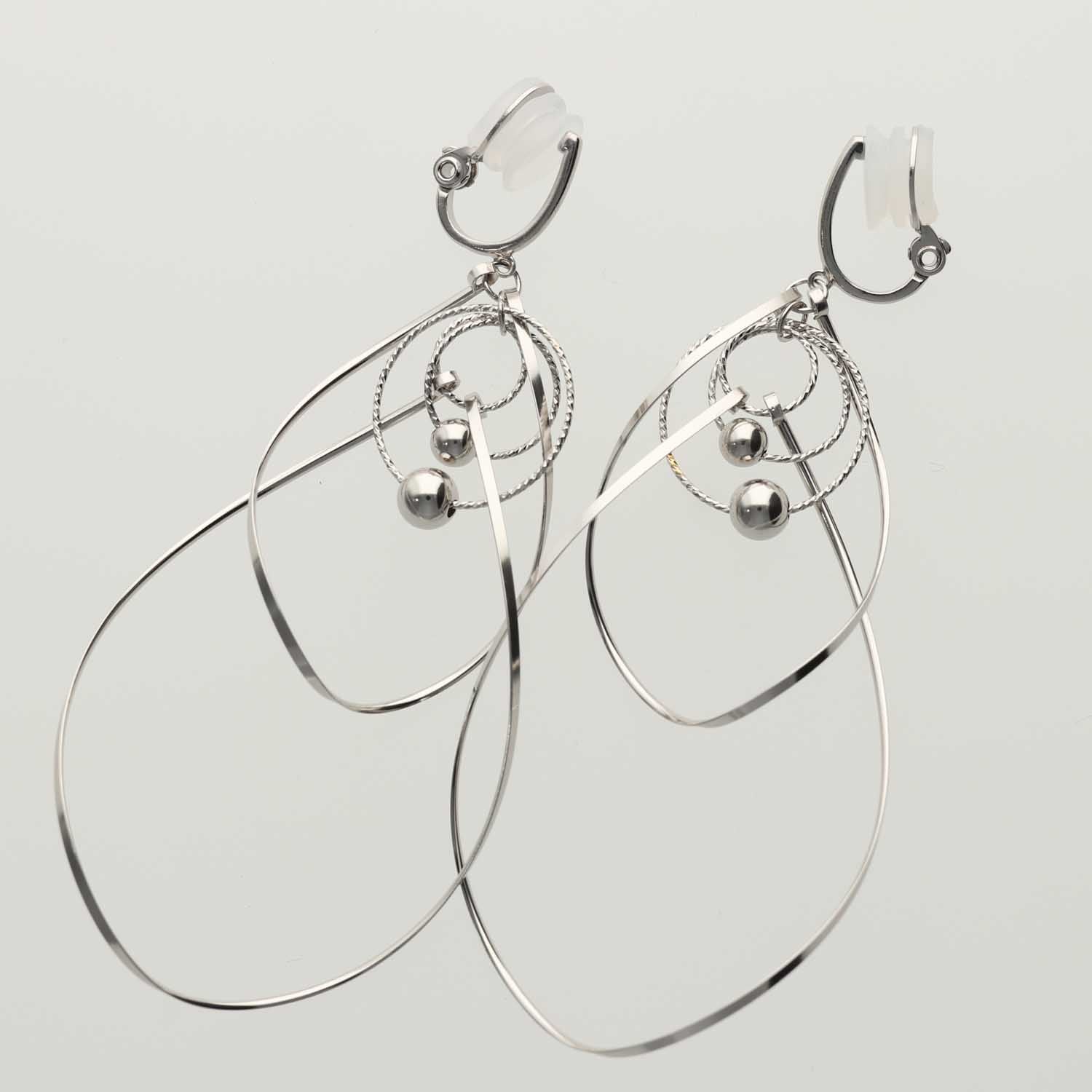 K14GF/SV 変歩みの煌めき イヤリング|GFE4167WH