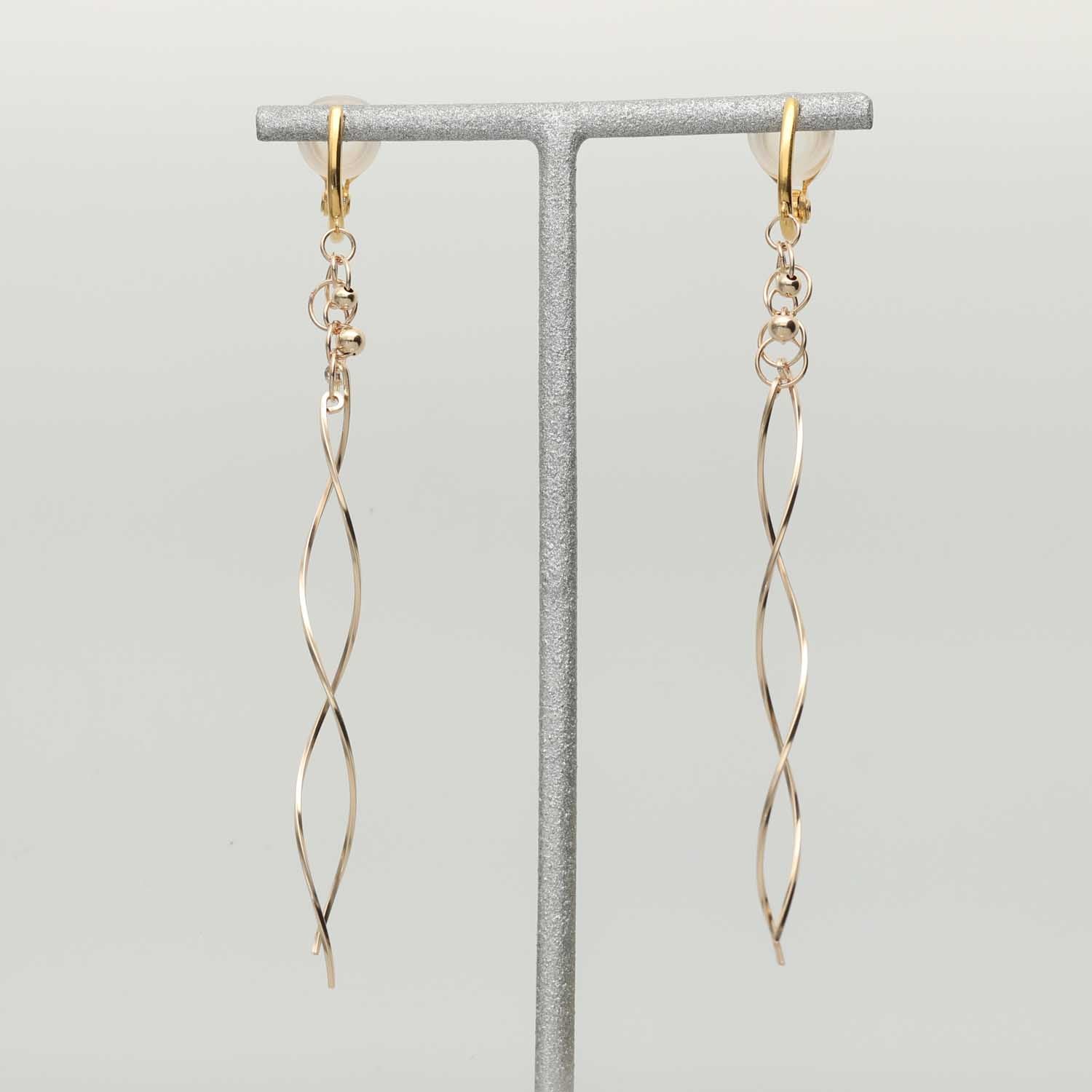 K14GF/SV 道のりの煌めき イヤリング|GFE4168GD