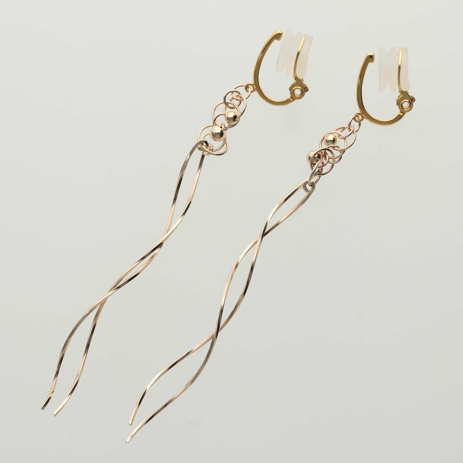 K14GF/SV 道のりの煌めき イヤリング|GFE4168GD