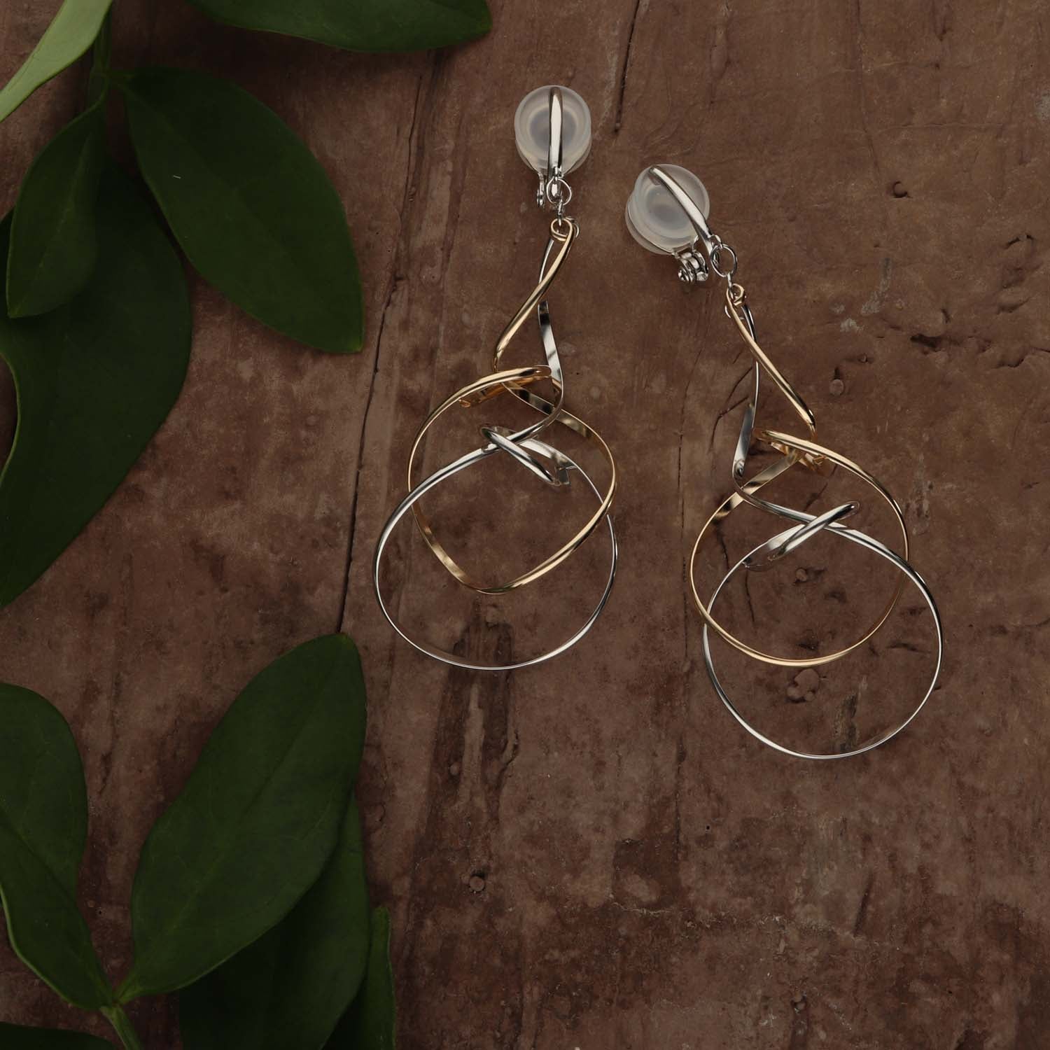 K14GF/SV やわらかな透明感 イヤリング|GFE4170WY