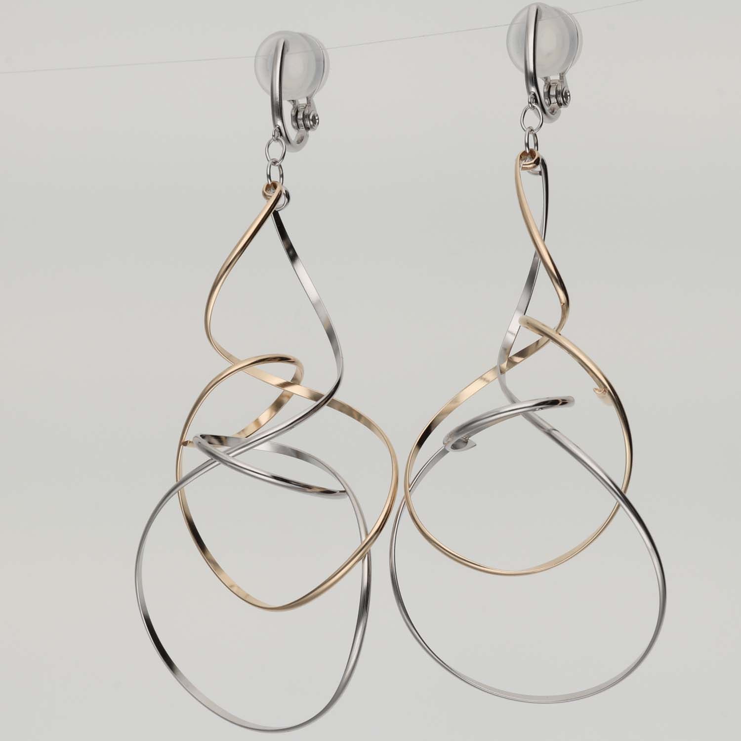 K14GF/SV やわらかな透明感 イヤリング|GFE4171WY