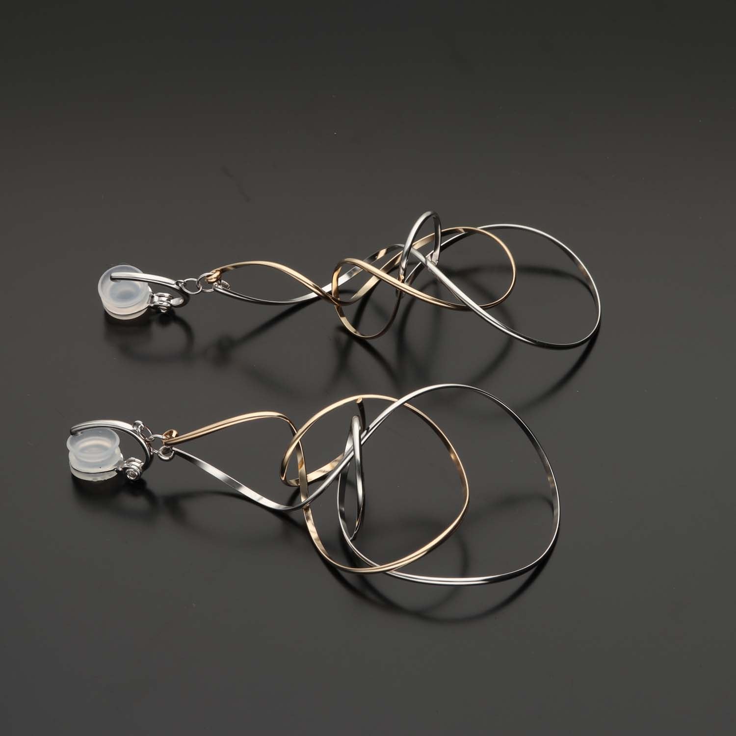 K14GF/SV やわらかな透明感 イヤリング|GFE4171WY