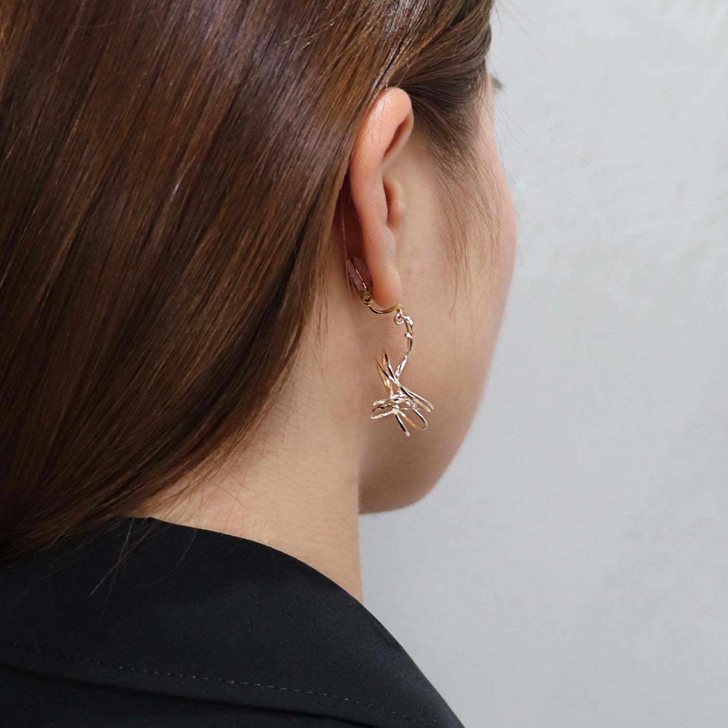 K14GF/SV 輪のゆらぎ イヤリング|GFE4172GD