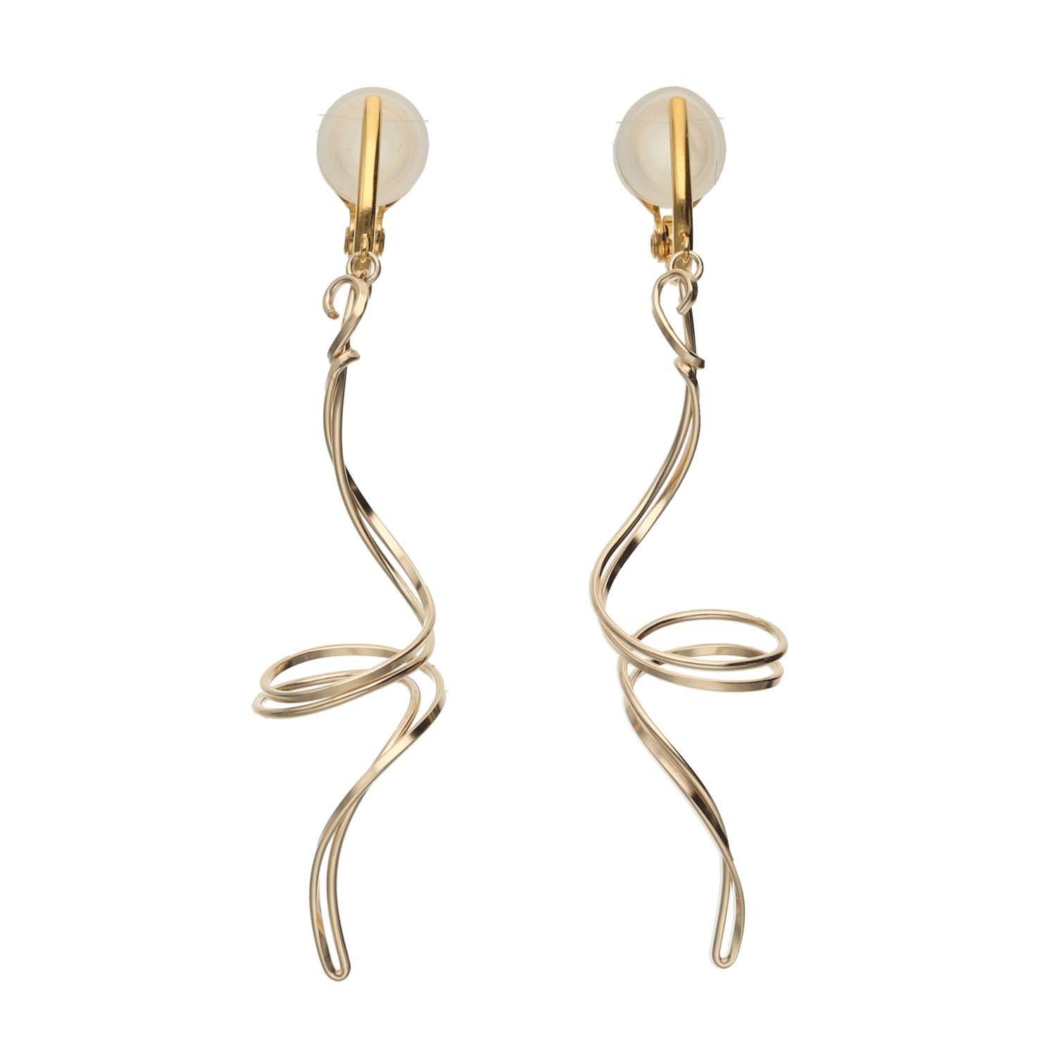 K14GF/SV 巡りのかたち イヤリング|GFE4173GD