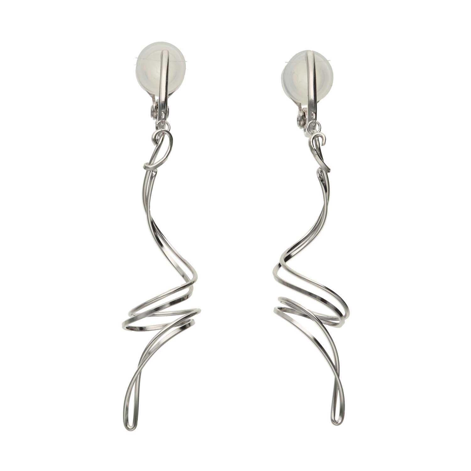 K14GF/SV 巡りのかたち イヤリング|GFE4173WH