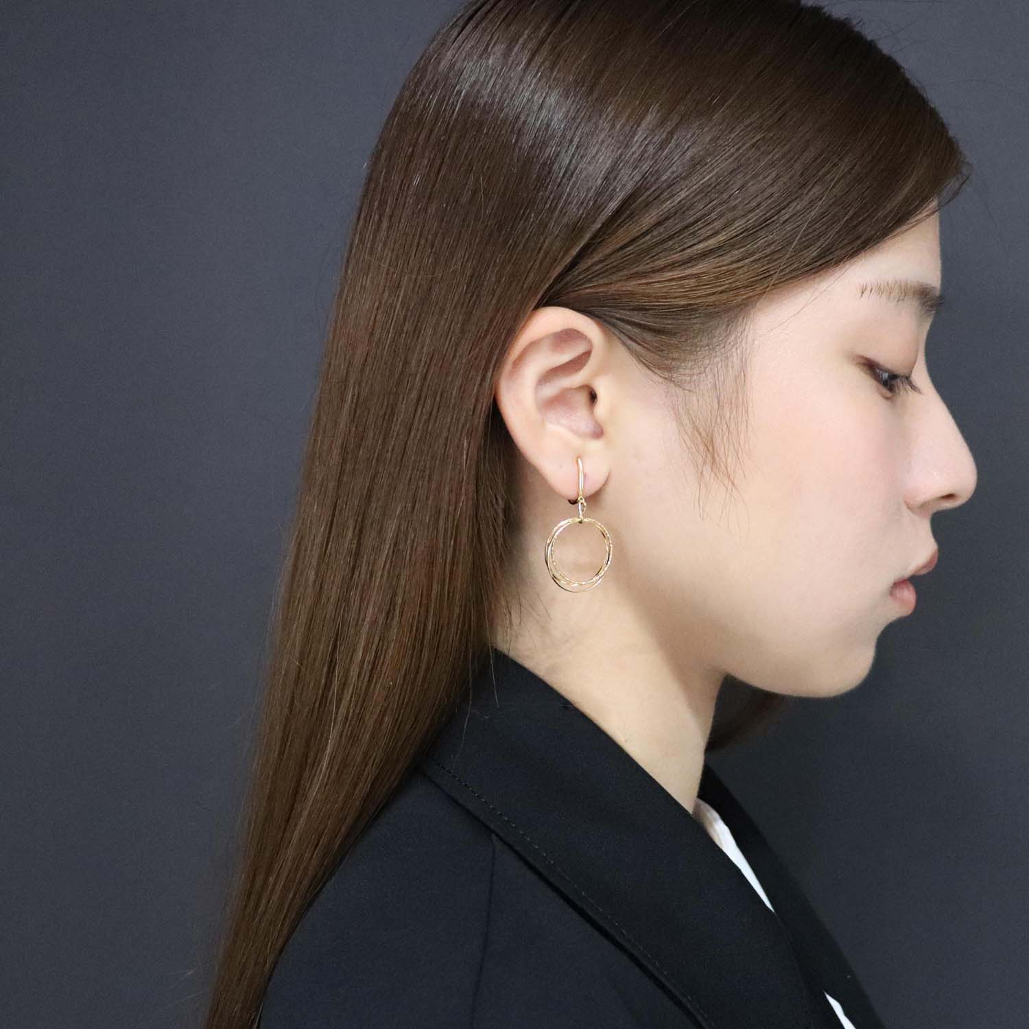 K14GF/SV 水明の音いろ イヤリング|GFE4174GD