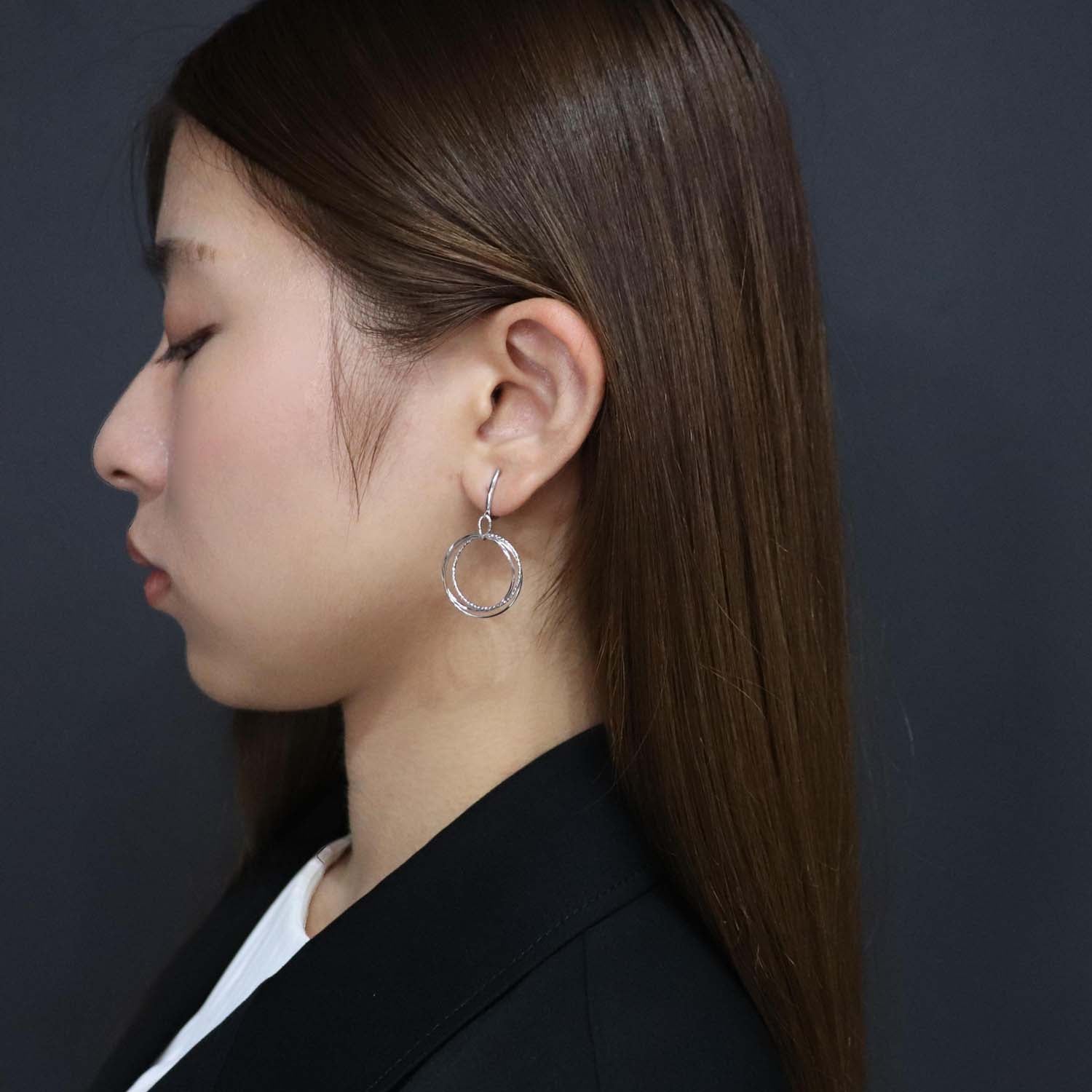 K14GF/SV 水明の音いろ イヤリング|GFE4174WH