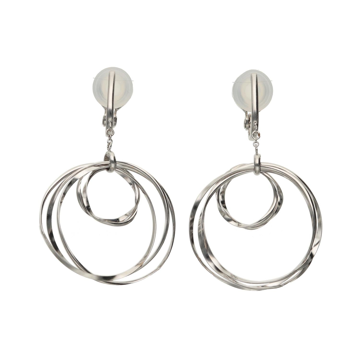 K14GF/SV 波紋のなごみ イヤリング|GFE4175WH