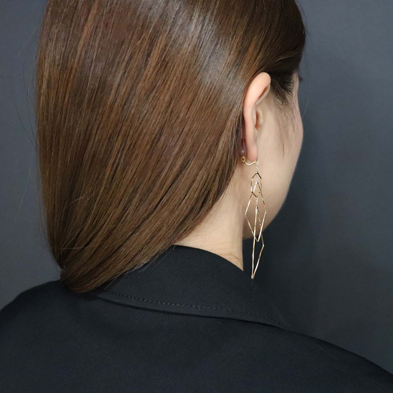 K14GF/SV 陽光の瞬き イヤリング|GFE4178GD