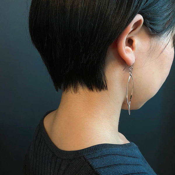 K14GF 大ぶりドロップ ピアス|GFP1236・1236WH