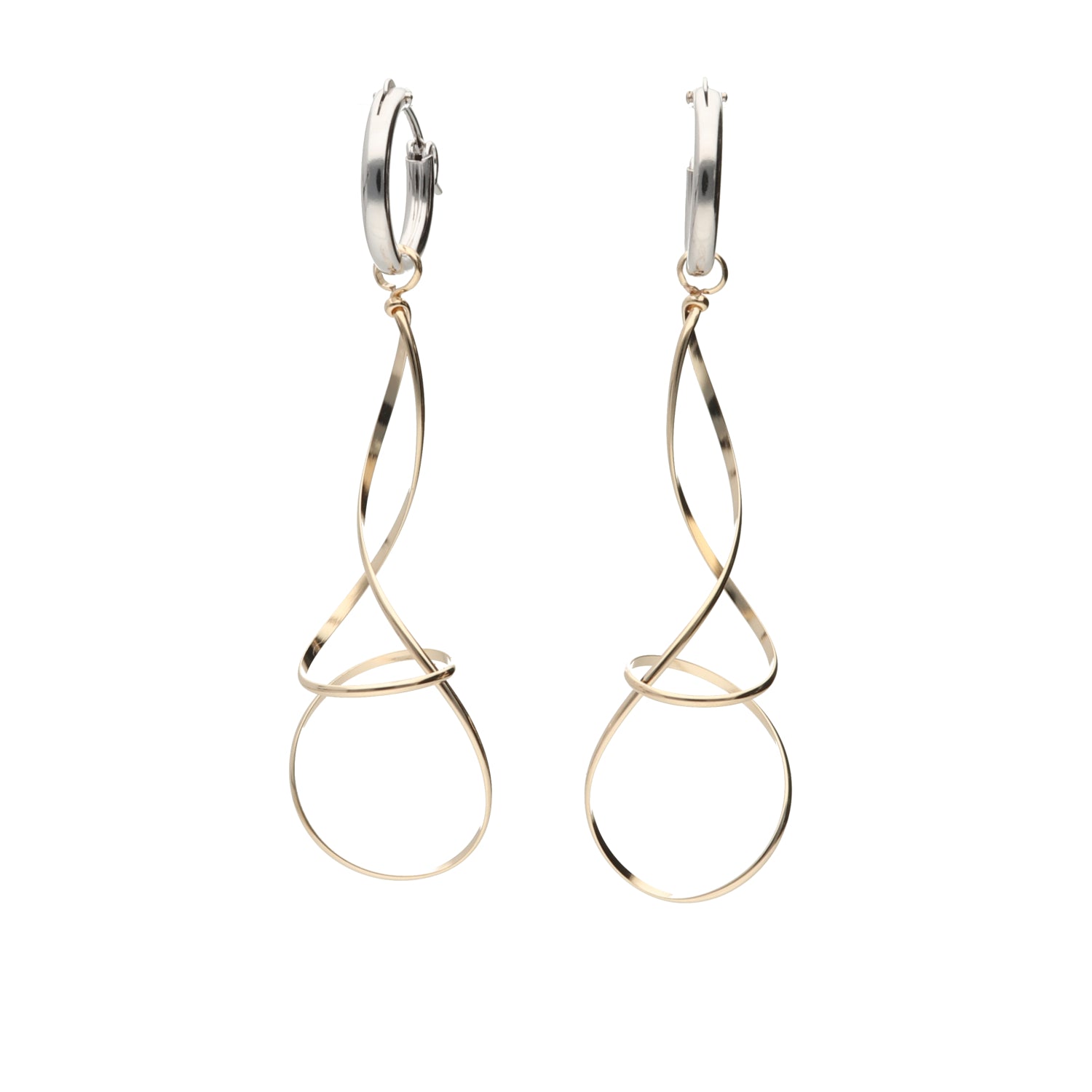 K14GF フープ コンビ ピアス|GFP1273