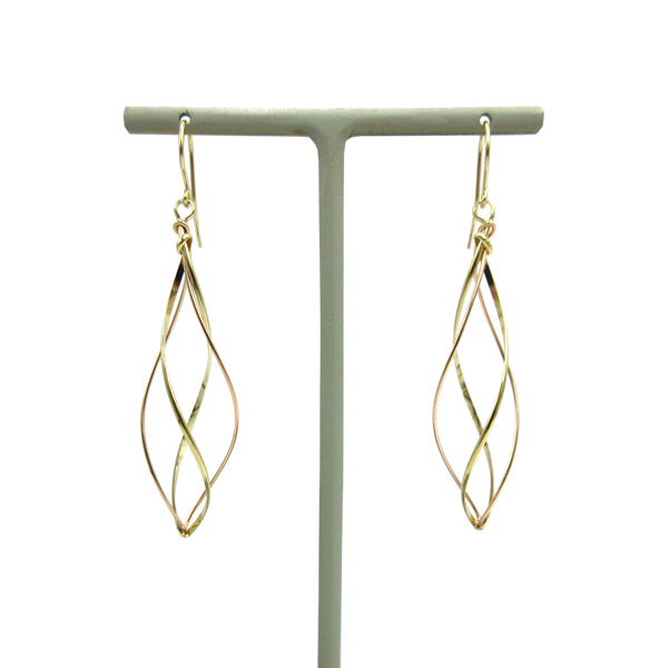 K14GF 緩やかに織り成す ピアス|GFP1301PY