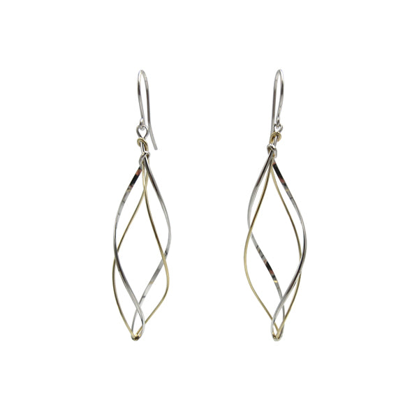 K14GF 緩やかに織り成す ピアス|GFP1302WY