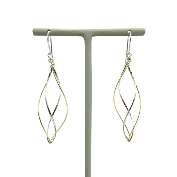 K14GF 緩やかに織り成す ピアス|GFP1302WY