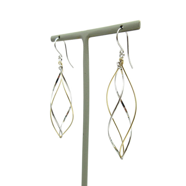 K14GF 緩やかに織り成す ピアス|GFP1302WY