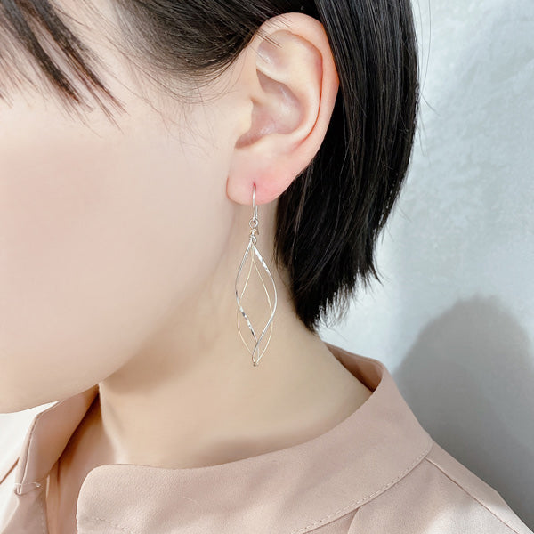 K14GF 緩やかに織り成す ピアス|GFP1302WY