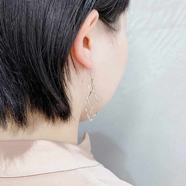 K14GF 緩やかに織り成す ピアス|GFP1302WY