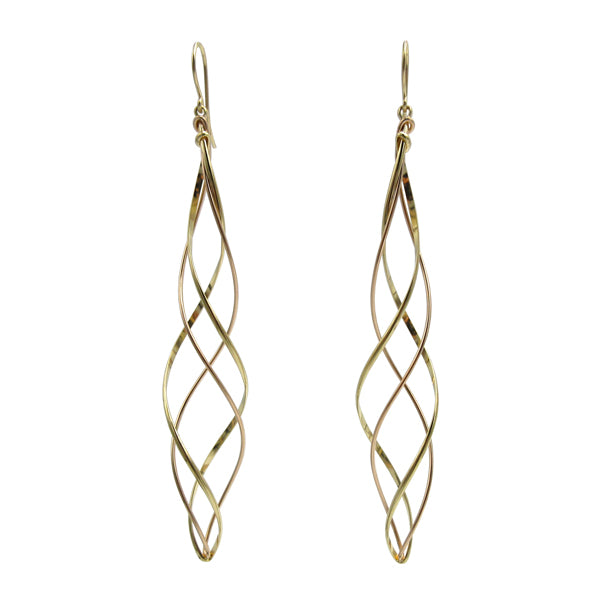 K14GF 緩やかに織り成す ピアス|GFP1303PY