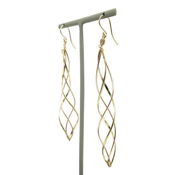 K14GF 緩やかに織り成す ピアス|GFP1303PY