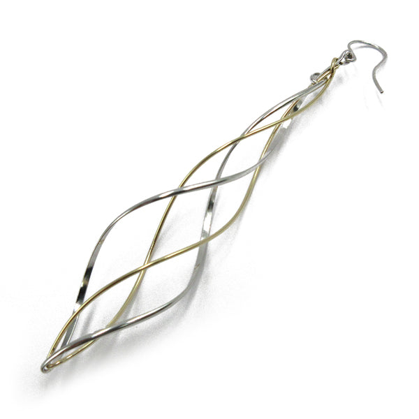 K14GF 緩やかに織り成す ピアス|GFP1304WY