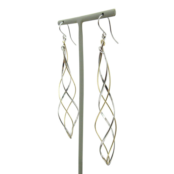 K14GF 緩やかに織り成す ピアス|GFP1304WY