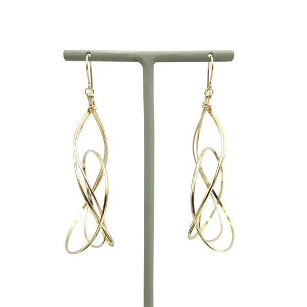 K14GF 美しい弧を描く ピアス|GFP1306PY