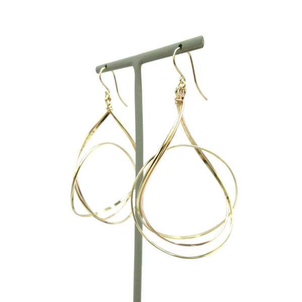 K14GF 美しい弧を描く ピアス|GFP1306PY