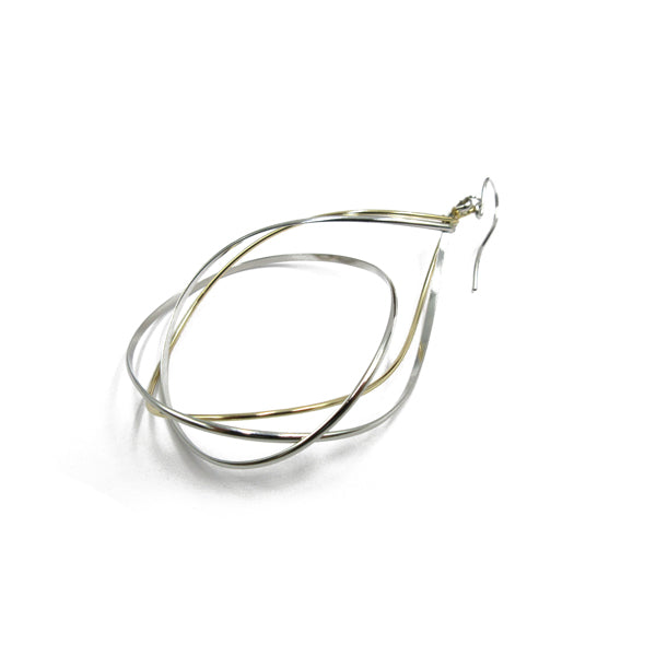 K14GF 美しい弧を描く ピアス|GFP1307WY