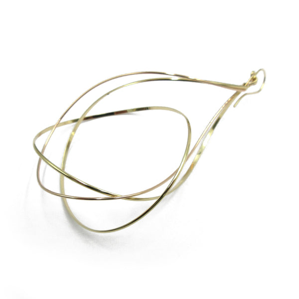 K14GF 美しい弧を描く ピアス|GFP1308PY