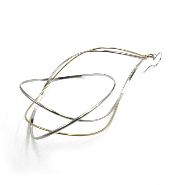 K14GF 美しい弧を描く ピアス|GFP1309WY