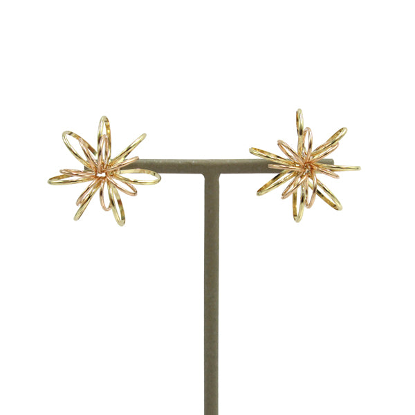 K14GF 鮮やかな花びら ピアス|GFP1310PY