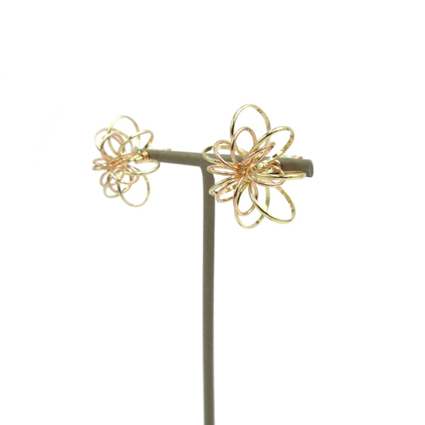 K14GF 鮮やかな花びら ピアス|GFP1310PY