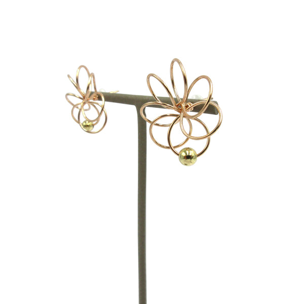 K14GF 鮮やかな花びら ピアス|GFP1312PY