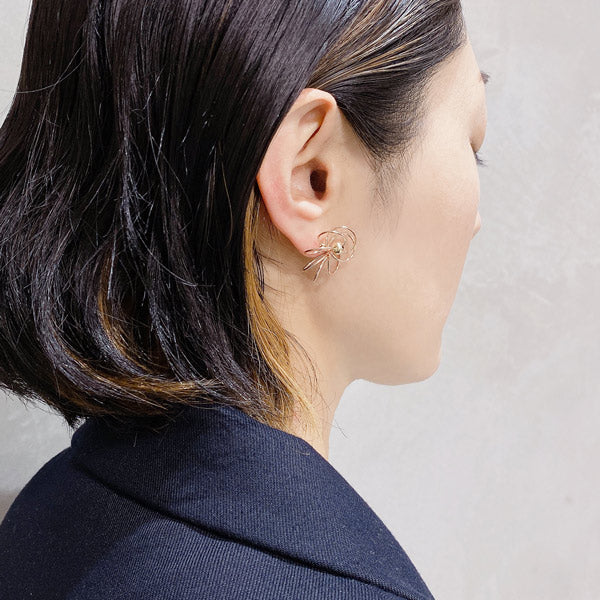 K14GF 鮮やかな花びら ピアス|GFP1312PY