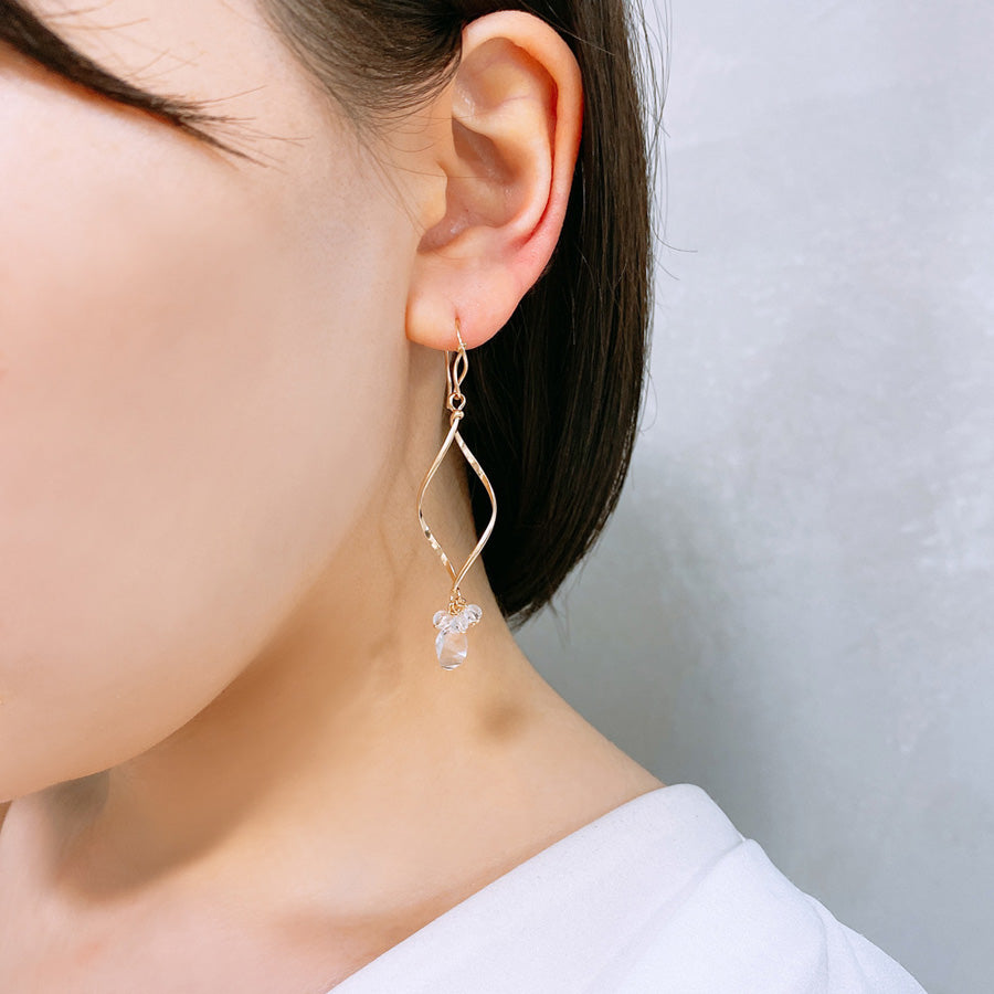 K14GF 煌めく光の躍動 ピアス|GFP1318