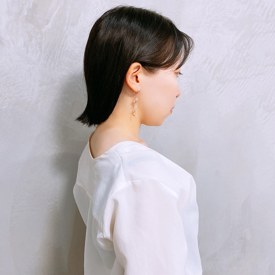 K14GF 煌めく光の躍動 ピアス|GFP1318