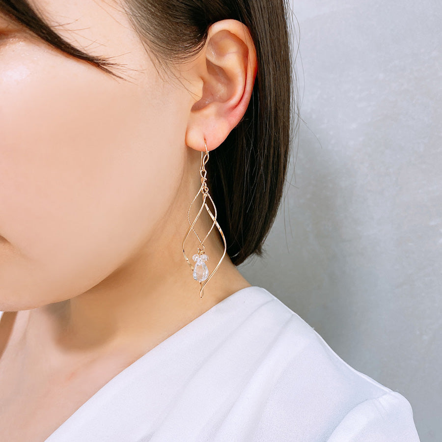 K14GF 溢れ煌めく光の躍動 ピアス|GFP1319